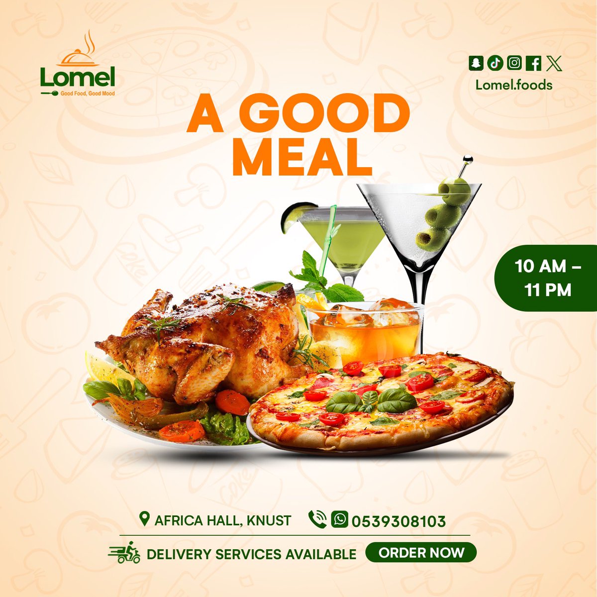 king_so_b's tweet photo. Eat at Lomel 
Good Food, Good Mood 😋 https://t.co/L0fXDrnscq