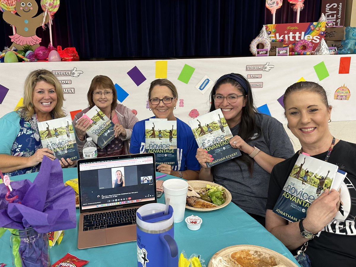 Learning and growing together with The Novice Advantage summer book study! We are “getting better at getting better”! #RobinsonISD <a href="/eckertjon/">Jon Eckert</a>