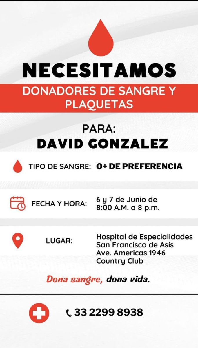 Apoyemos la campaña de donación en favor de nuestro colega <a href="/dgonzalezhdz/">David Gonzalez-Hernandez</a> de <a href="/ITESO/">ITESO</a> que hace apenas unos días lo veíamos en este conversario.

Necesita la ayuda de la comunidad:
gofund.me/fab25b68