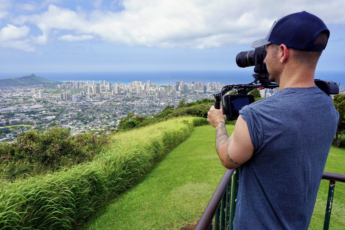 Bringing an end to two amazing shoot days with our client in Hawaii.