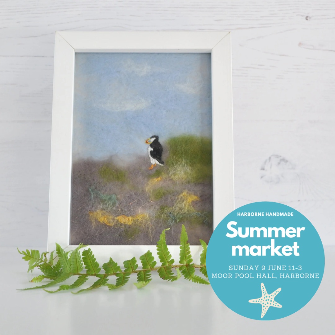 I’m at Harborne Handmade this Sunday 9th June 11am-3pm. Free entry and lots of lovely stalls from local artists and designer-makers. If you’re around would be great to say hi. #birmingham #brum #harborne #craftmarket #giftideas #artmarket #craftfair #handmadeuk