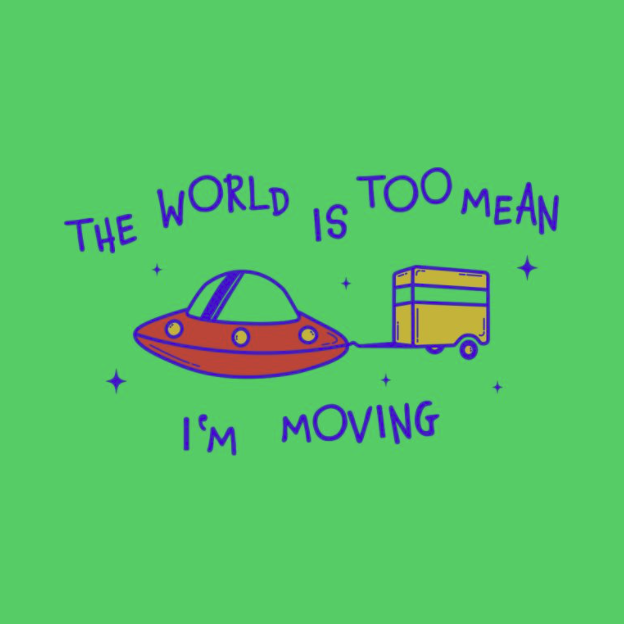 It's time to pack it up, friends. Who's with me? 

Design by <a href="/WeirdPeopleDE/">WorkingWithCrazyPeople from a save distance</a> on Threadless: bit.ly/4bO0Rwm