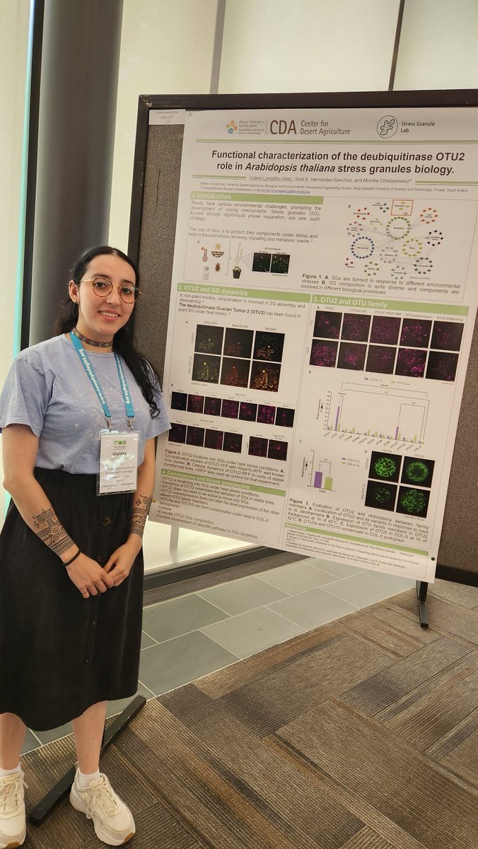 Stress granules lab (<a href="/StressGranuleMC/">Monika Chodasiewicz</a> ) at the New phytologist next generation at Duke University #npnextgen