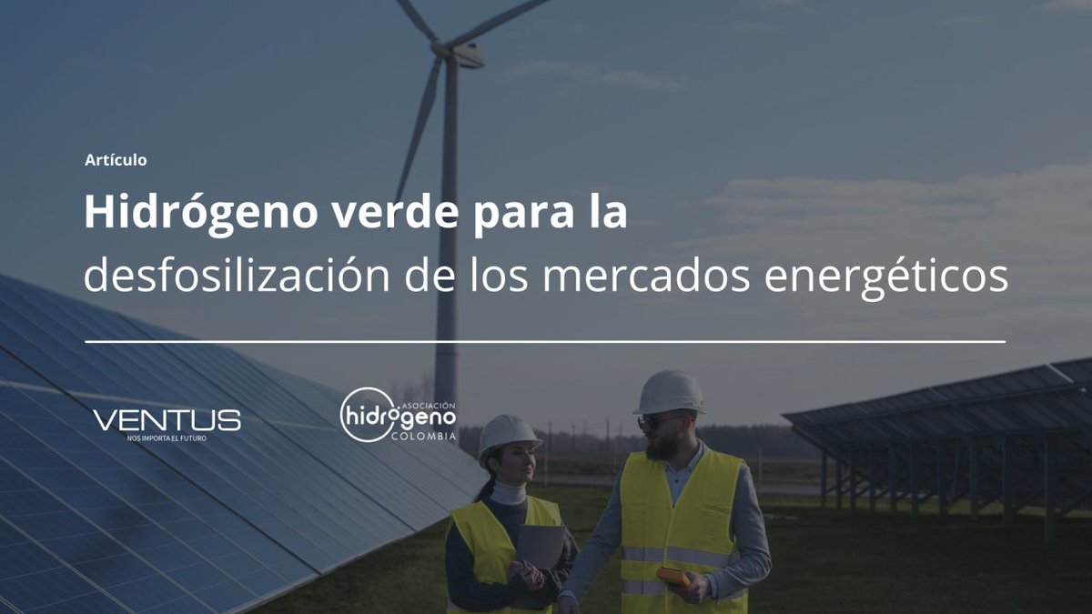 🔋Hidrógeno Verde para la desfosilización de los mercados energéticos.    

📰Artículo de <a href="/o_ferreno/">Oscar Ferreño</a> de <a href="/Global_Ventus/">VENTUS</a> para <a href="/asoh2colombia/">Hidrógeno Colombia</a> sobre el uso de H2 Verde y cómo su impulso liderará la transición hacia un futuro energético sostenible.     

🔗bit.ly/3x8j09c
