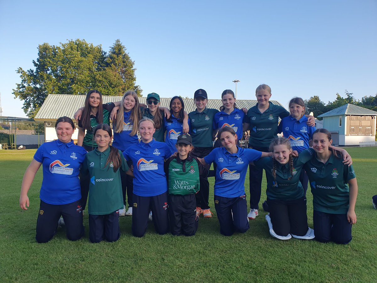 SapphiresLadies's tweet photo. A successful evening for the under 13 Sapphires against Cowbridge. Some powerful batting and disciplined bowling on display in a game played in a fantastic spirit. Thanks for the game @CowbridgeCric @PentyrchCricket @lisvanecc https://t.co/rZ4zIwtJR1