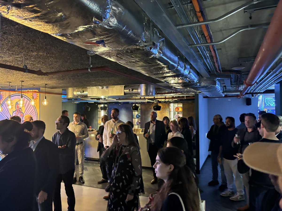 RussShaw1's tweet image. A great first @LDNTechWeek fringe event from @GTA_DataTech kicked off this evening led by @rayhanrsb and @AnastasovTs at The Stage - @GlobalTechAdv @TechLondonAdv #WheresRuss #1