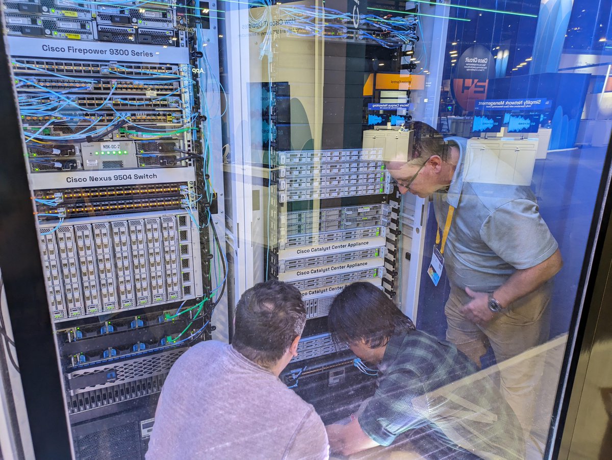CiscoNetAcad's tweet photo. Our #NetAcadDreamTeam is NOCing it out of the park at #CiscoLive!!πππ₯π
To see our students thrive and be part of the excitement is such a thrilling journey...and you can have this journey, too π€
You just need to know where to start: https://t.co/9mtbV1gnCD https://t.co/vcXUXMXNz3