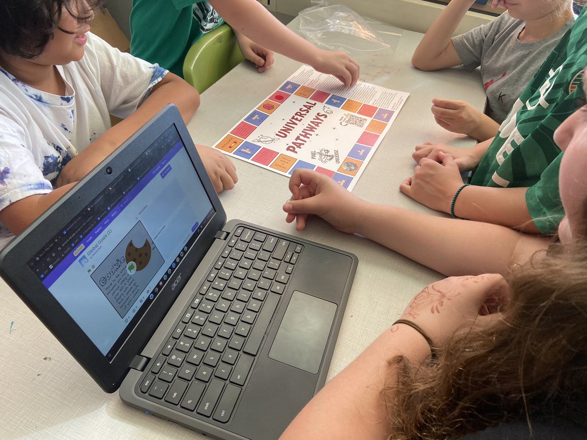 McM_MsT's tweet photo. #RedTeamBD #mcmbizday testing/playing their student-designed board game promoting the #GlobalGoals #TeachSDGs; accompanying digital cards coded randomizer in @scratch
@tdsb @McMurrichParent @TDSB_McMurrich
@McMBusinessDay will be hosted on June 12th🤩 https://t.co/sFa3Ilc1aI