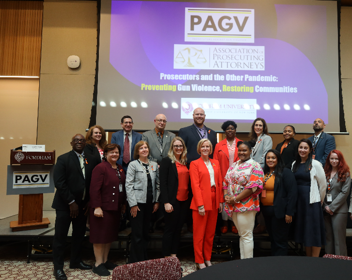 BronxDAClark's tweet photo. BXDA kicked off National Gun Violence Awareness Month with a terrific conference at Fordham University, the annual Prosecutors Against Gun Violence conference. https://t.co/42AWNxBFqo
