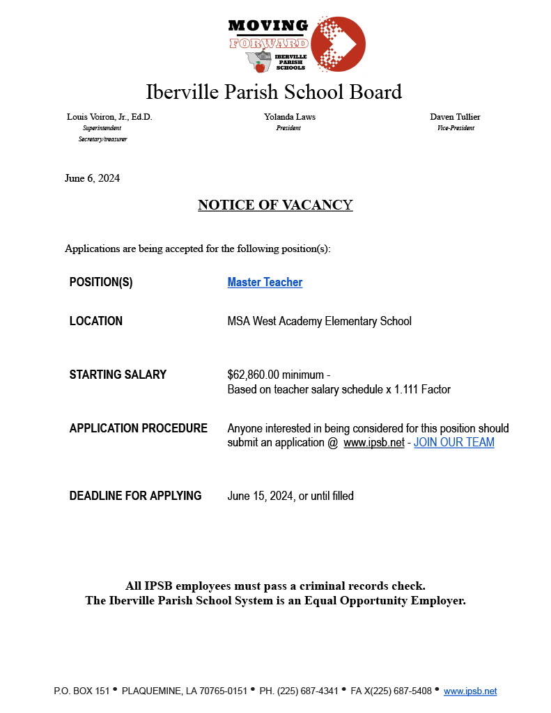 Iberville Schools tweet media