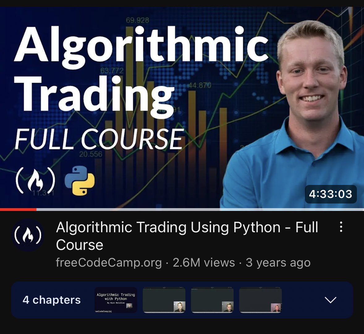 quantymacro's tweet image. this vid appeared on my YT page and brings back memories. it came out during 2020 lockdown, where I decided to go all-in to pursue quant finance. didn’t know a single thing about coding or regression back then. now to think that I’m doing it for a living is insane. super grateful