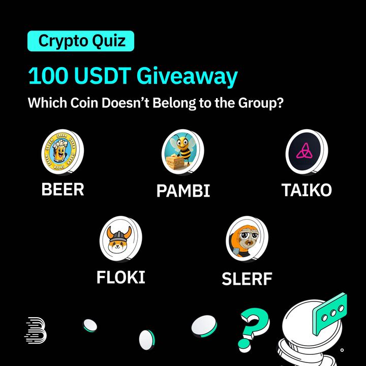 🔥 The $100 #GIVEAWAY is ON!

💸 Dive into our Hot Token Quiz for a shot at sharing 100 USDT!

1️⃣Follow us
2️⃣QT with your answer &amp; @ 3 friends
3️⃣Fill: forms.gle/iVLs3RZJmEdWdi…

$BEER $PAMBI $TAIKO $FLOKI $SLERF #crypto #BitMart