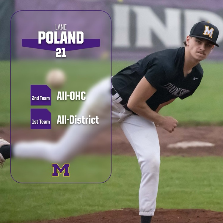 McburgAthletics's tweet photo. Jayden Roland earned 1st Team All-Ohio honors! Mechanicsburg Baseball had five players received various postseason awards for the 2024 season! https://t.co/3PNitW9pCf