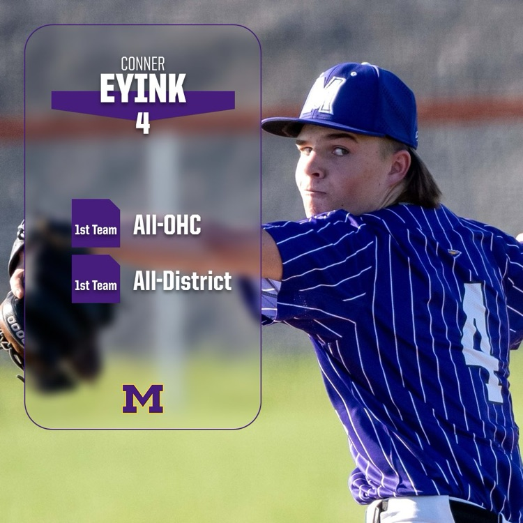 McburgAthletics's tweet photo. Jayden Roland earned 1st Team All-Ohio honors! Mechanicsburg Baseball had five players received various postseason awards for the 2024 season! https://t.co/3PNitW9pCf