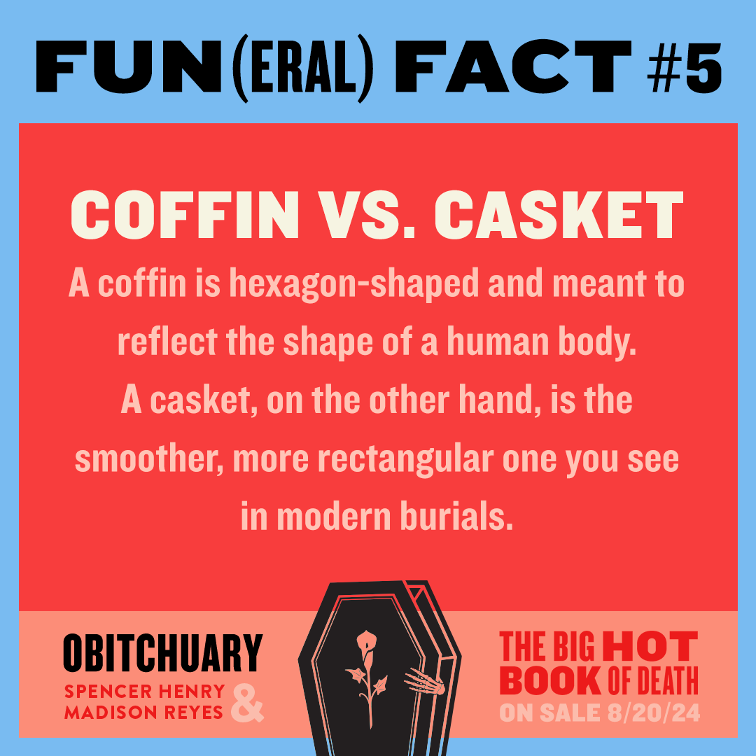 Dutton Books (@duttonbooks) on Twitter photo The more you know, ya know? OBITCHUARY is the darkly funny and deeply poignant exploration of all things death from the creators of <a href="/obitchuarypod/">Obitchuary</a>.
Preorder your copy: prh.com/obitchuary The more you know, ya know? OBITCHUARY is the darkly funny and deeply poignant exploration of all things death from the creators of <a href="/obitchuarypod/">Obitchuary</a>.
Preorder your copy: prh.com/obitchuary