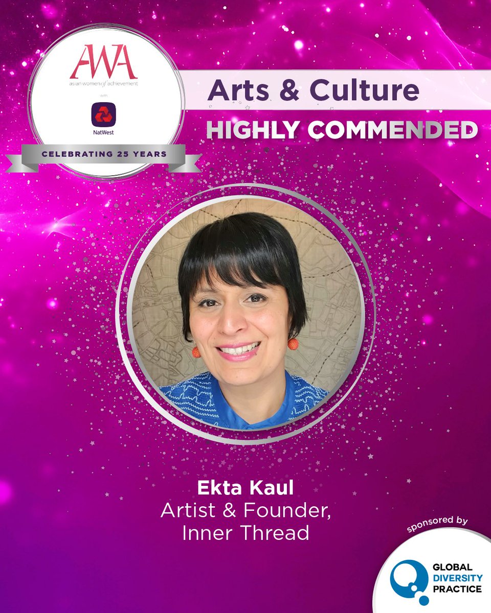 #AWA2024 Let’s hear it for highly commended finalist <a href="/ekta_kaul/">Ekta Kaul</a> who has empowered so many women! Great work! Sponsored by <a href="/gdptweets/">Global Diversity Practice</a> 🙌🏼