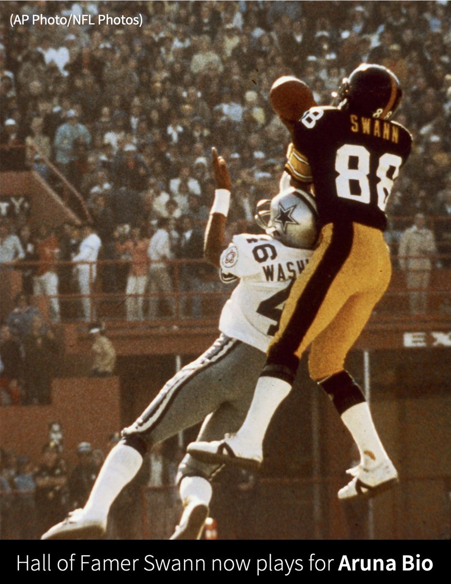Georgia Research Alliance (@ga_res_alliance) on Twitter photo What a catch! Hall of Fame WR <a href="/Lynn88Swann/">Lynn Swann</a> of #steelernation has joined the board of GRA-backed startup <a href="/ArunA_Bio/">Aruna Bio, Inc.</a>. bit.ly/4e92q9P #NFLhalloffamer What a catch! Hall of Fame WR <a href="/Lynn88Swann/">Lynn Swann</a> of #steelernation has joined the board of GRA-backed startup <a href="/ArunA_Bio/">Aruna Bio, Inc.</a>. bit.ly/4e92q9P #NFLhalloffamer