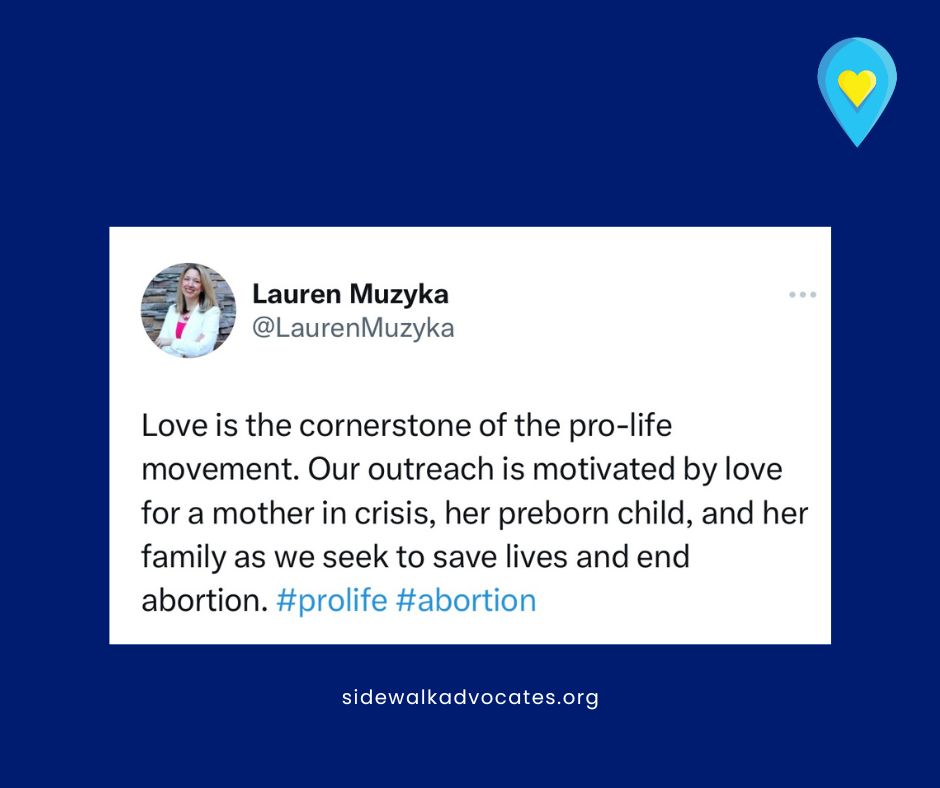 SWAdvocates's tweet photo. Love is the cornerstone of our approach. @LaurenMuzyka
#sidewalkadvocates #love #lovefirst #lovethemboth #prolife #differentapproach #lovelikejesus https://t.co/cheMqROv0N