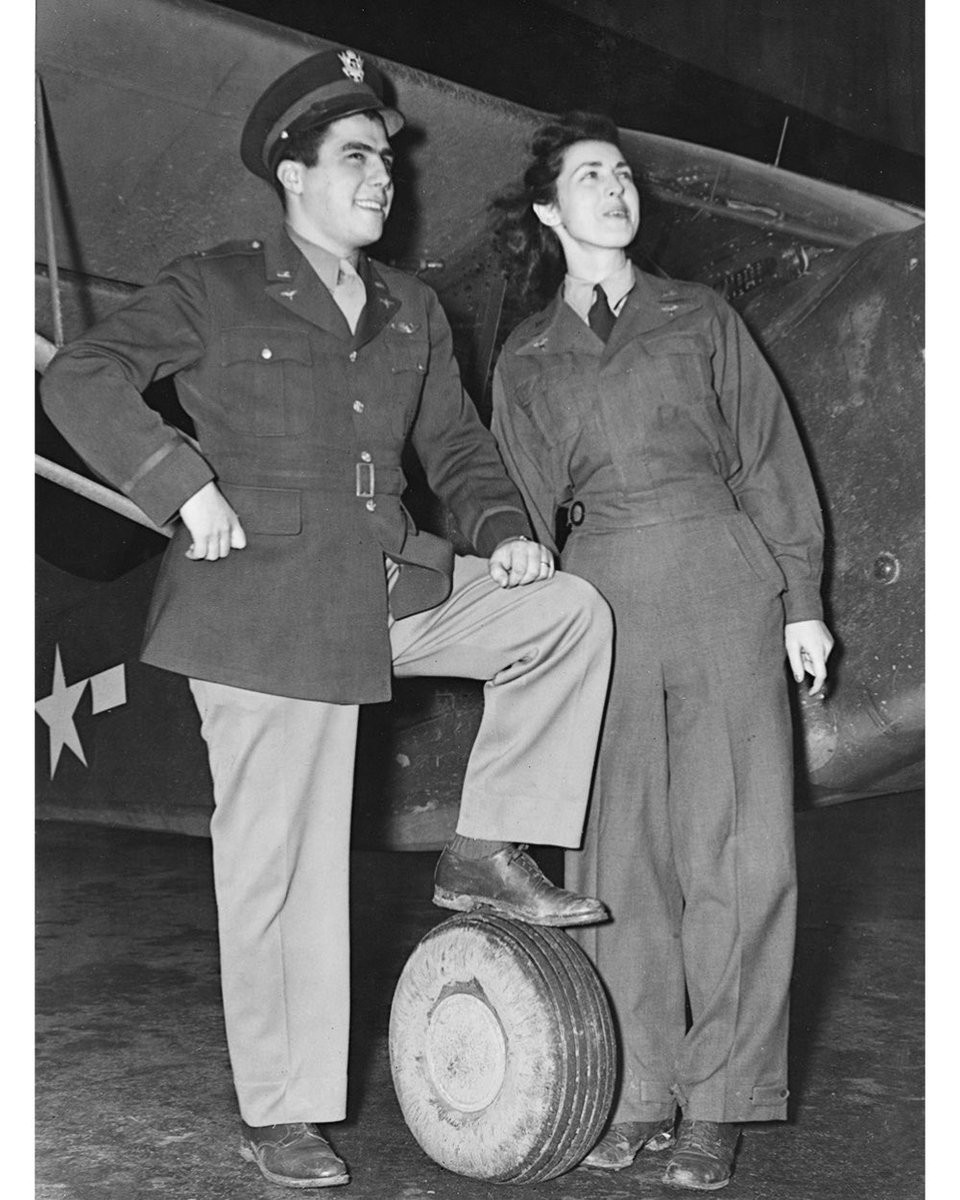 michellepedone's tweet photo. Honoring my grandparents who both played a big role on #DDay. My grandfather copiloted the lead plane of the DDay invasion, while my grandmother was in the first graduating class of flight nurses to arrive. Their story is one of duty, bravery &amp; love, in the face of grave danger! https://t.co/ewLaTB1Lfd