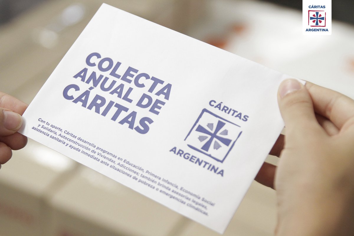 💪🏼 Este fin de semana buscá las alcancías de la #ColectaAnualDeCaritas y colaborá para que podamos seguir ayudando a las familias y comunidades que más lo necesitan.

También podés donar de manera online ingresando en caritas.org.ar