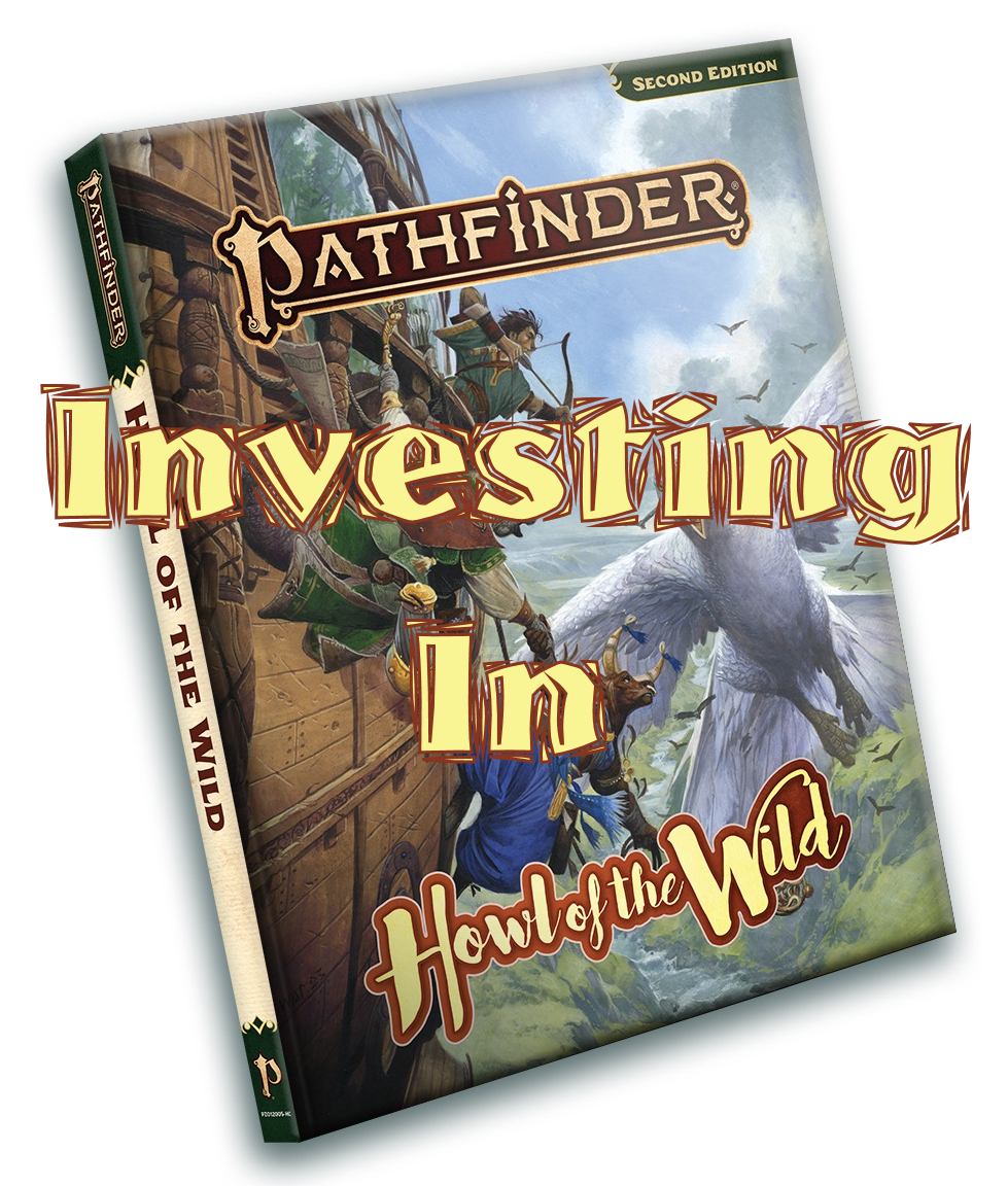 silentinfinity's tweet photo. Aaa-ooh! Today's #InvestingIn has us doing the #HowlOfTheWild! Play a merfolk or an awakened animal! Fight with a cicada swarm or a flock of birds! Graft some bestial appendages, get a new animal companion, and explore the wild!

https://t.co/9w7qiXO65Z

@paizo  #pathfinder2e https://t.co/6MuOuHoaQ3