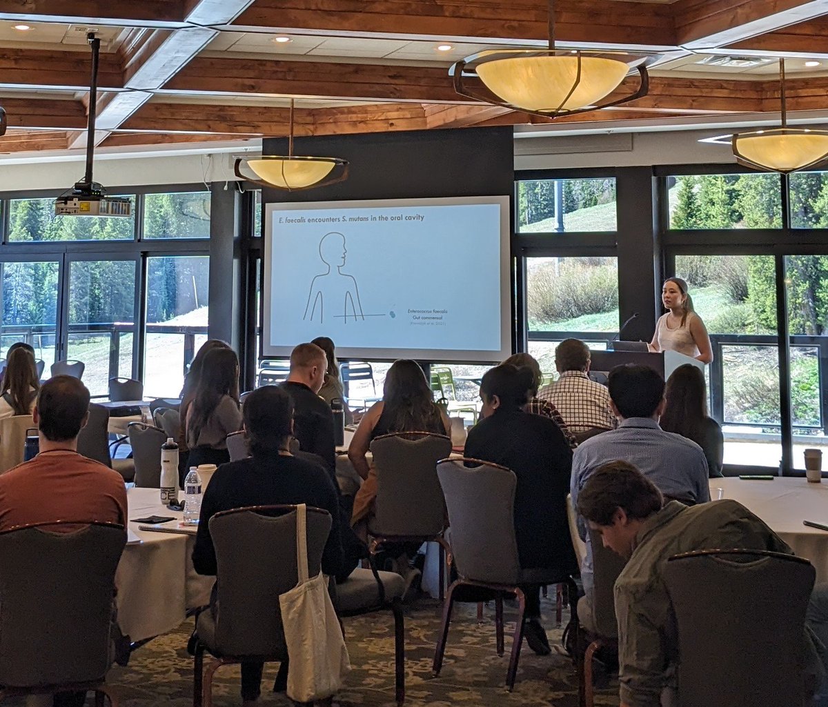 jlewillett's tweet photo. Started &amp; ended the week with great presentations from @HaeberleAmanda, Alex, Emily, &amp; @RuthlessRuth15 at #WindRiver2024!  Thanks to the organizers for the opportunities &amp; the focus on trainees.  Super fun week of science &amp; mountains!  #proudPI https://t.co/4LkCXvBI5E