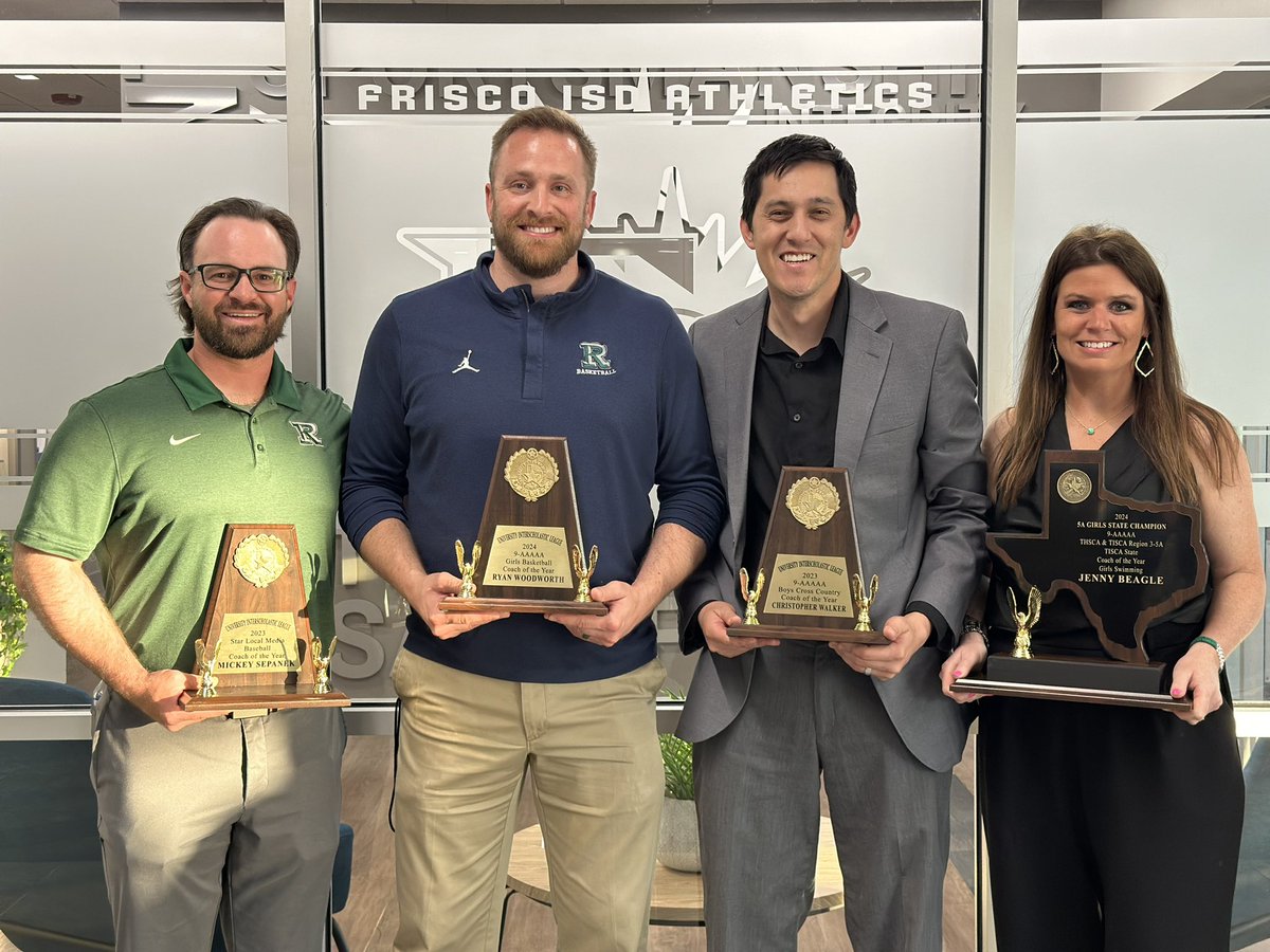 Congratulations to our amazing Reedy Coaches who have been doing it right!  #reedysports #fisdathletics
<a href="/ReedySwim/">RHS Swim and Dive</a> <a href="/ReedyBaseball/">Frisco Reedy Lions Baseball</a> <a href="/ReedyGBBall/">REEDY GIRLS BBALL 🏀</a> <a href="/ReedyTrack_XC/">Reedy XC & Track</a> <a href="/ReedyBooster/">Reedy Booster Club</a> <a href="/ReedyLions/">Reedy High School</a>