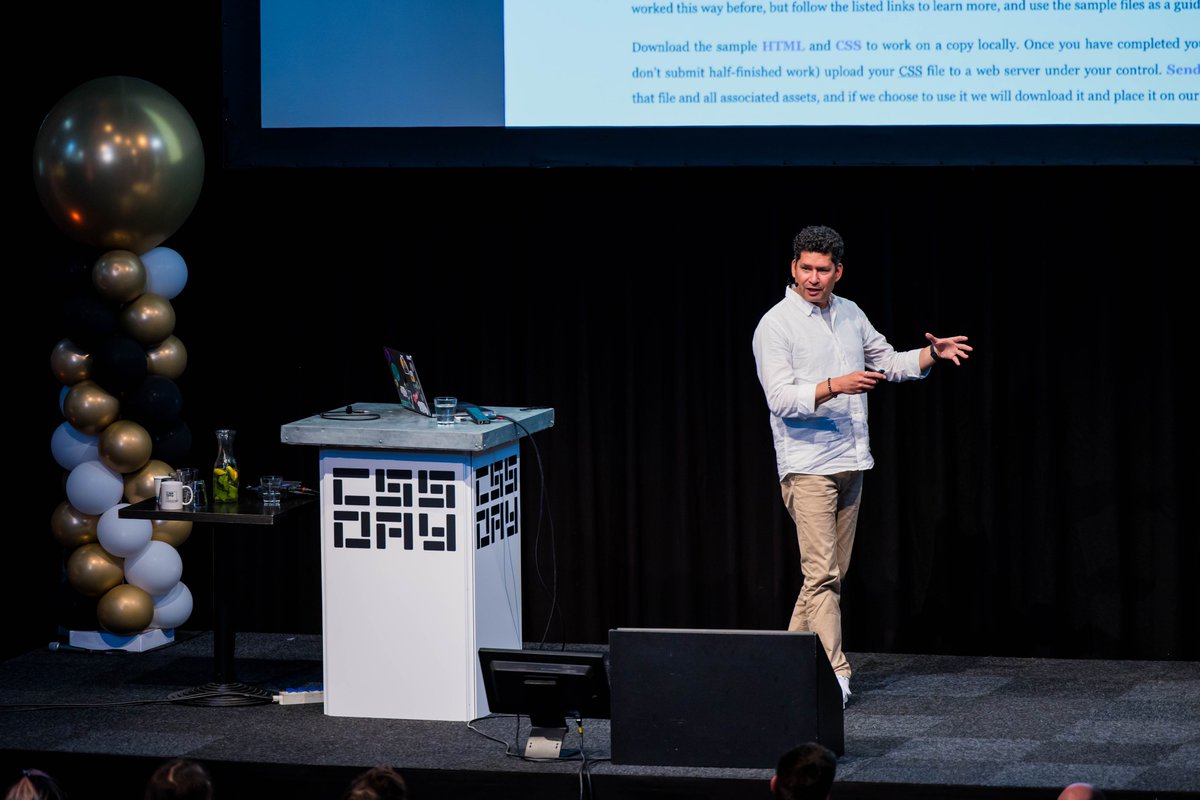 CSS Day conference tweet media