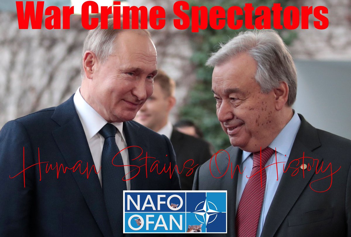 @rshereme @antonioguterres and the indicted war criminal - keeping their relationship strong, every UN employee should be ashamed.