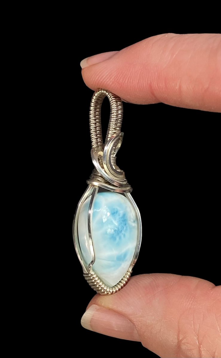 OldEarthMineral's tweet photo. Larimar and Tarnish Resistant Argentium Silver Wire Wrapped Pendant $45 plus shipping.
https://t.co/zMvpw25B6e
https://t.co/4sWNV0B1Sw
#larimar #larimarjewelry #larimarwirewrap #wirewraps #wirewrappedjewelry #argentiumsilver #silverjewelry #handmade #handmadejewelry https://t.co/vIW7WVkgu7
