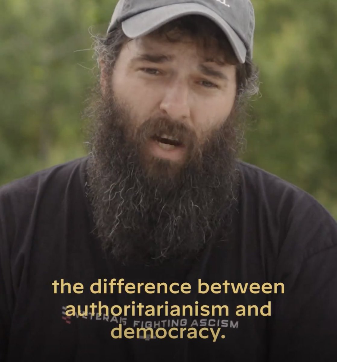 Kris Goldsmith (@krisgoldsmith85) on Twitter photo On the anniversary of D-Day, <a href="/JoeBiden/">Joe Biden</a> shared a video that includes a veteran repping Task Force Butler wearing one of our <a href="/VetFightFascism/">Veterans Fighting Fascism</a> t-shirts. Damn, I’m proud to be an American. Proud of this POTUS. Proud of those who honor US military tradition by protecting democracy. On the anniversary of D-Day, <a href="/JoeBiden/">Joe Biden</a> shared a video that includes a veteran repping Task Force Butler wearing one of our <a href="/VetFightFascism/">Veterans Fighting Fascism</a> t-shirts. Damn, I’m proud to be an American. Proud of this POTUS. Proud of those who honor US military tradition by protecting democracy.