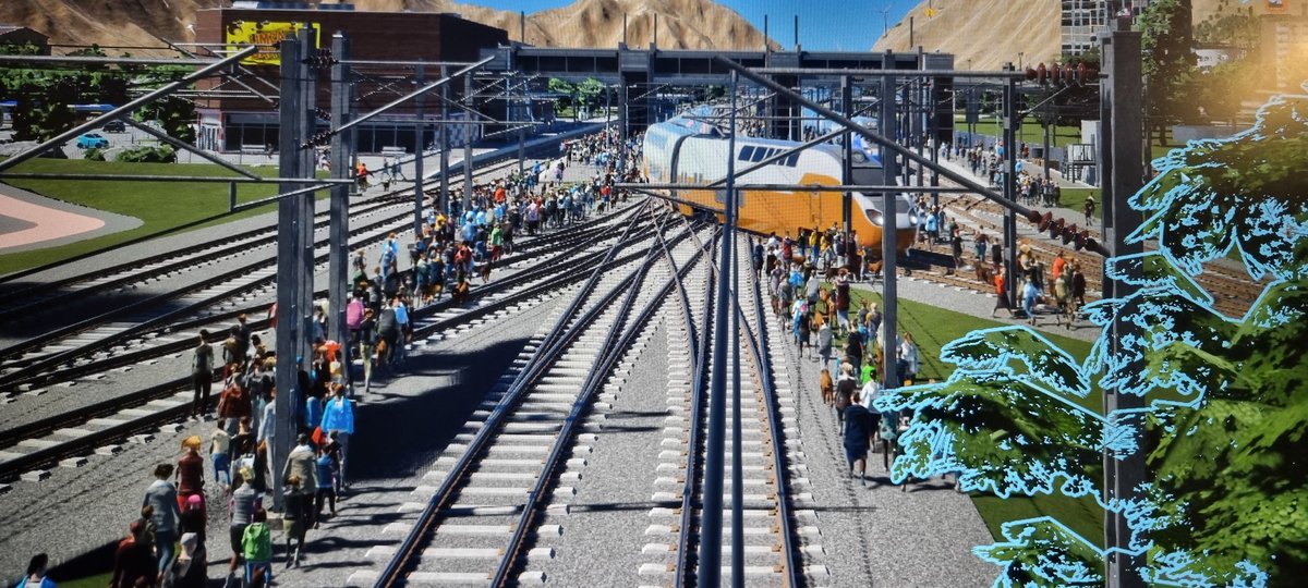 ietobal's tweet photo. Ese momento jugando #CitiesSkylines2 en el que se pone demasiado realista y parece que gestionas Renfe Cercanías en Madrid https://t.co/RT346NLyFP