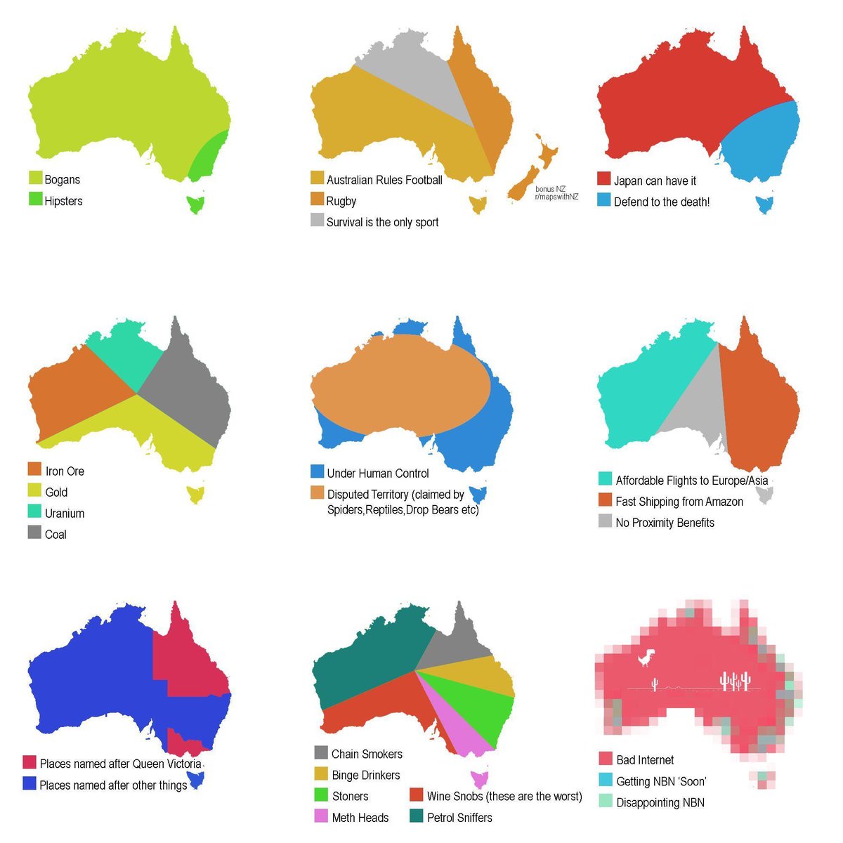 These nine tongue in cheek ways to divide #Australia still ring true. Source: buff.ly/35POhfE