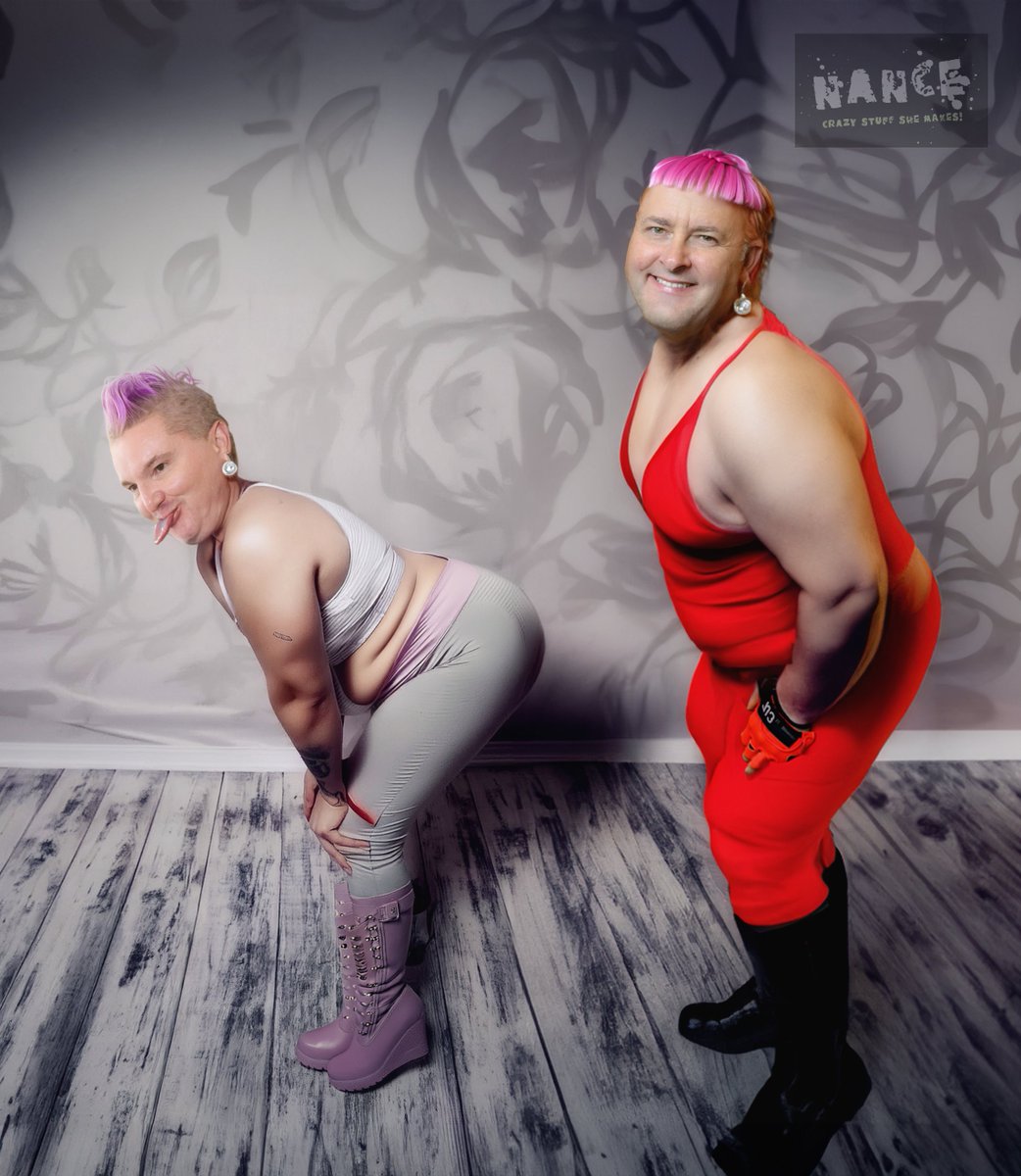 DILLIGAF666_'s tweet photo. Good morning ☕️ #legends 🇦🇺 here we have @albomp at work with bend over @Bowenchris #albo #blackoutbowen #labor #pridemonth #touchyourtoes #breakfast #coffee https://t.co/vp3wtR85JY