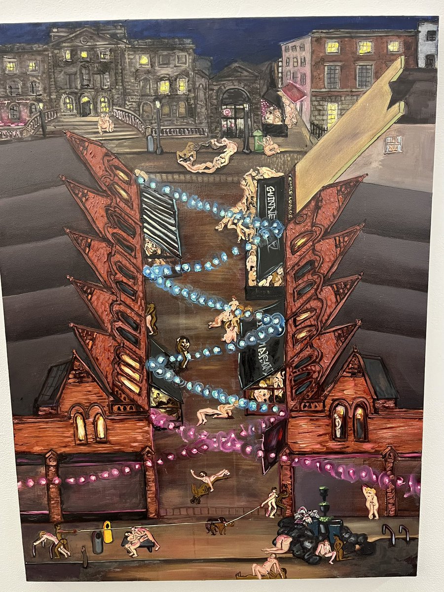 DunleavyBernard's tweet photo. Spectacular canvases at the opening of Salvatore of Lucan’s new show - Fancy Situations - at the Kevin Kavanagh gallery this evening. As buzzy an opening as I’ve been to in a long time…and no wonder!
#SalvatoreOfLucan #KevinKavanagh @SalOfLucan @KevKavGallery https://t.co/M0ttWU75n6