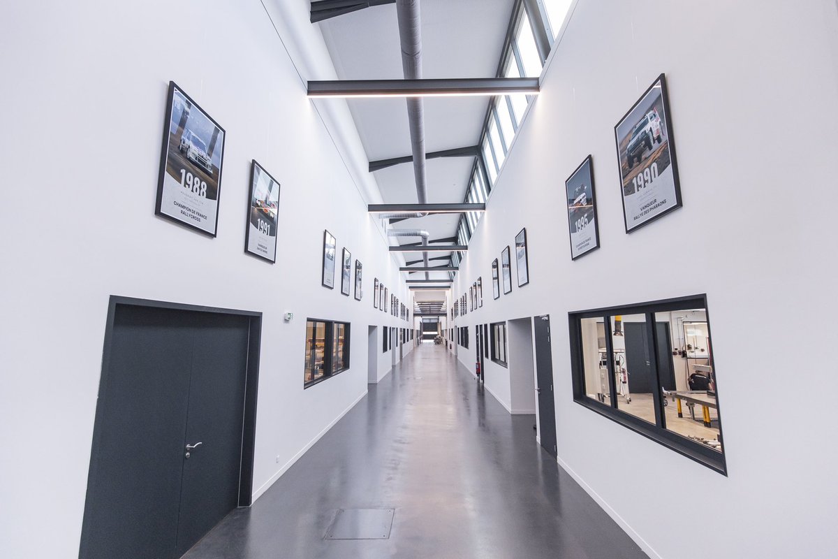 Oreca's tweet photo. 🚨 It’s official: the #ORECAMotorsport #Technocentre has been inaugurated! Stay tuned for photos of the inauguration evening… 😍 https://t.co/v6adnAEbIx