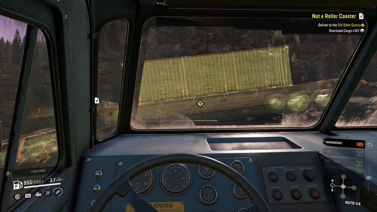 Wraith4001's tweet photo. @PlaySnowRunner I had to restart the 'Not a Roller Coaster' job and now the objective (the entire truck/trailer/container) is trapped in limbo, I've restarted the quest several times and recalled my truck and reset the game but nothing has changed, its stuck in limbo every time I look. https://t.co/M9JwsB1ZCu