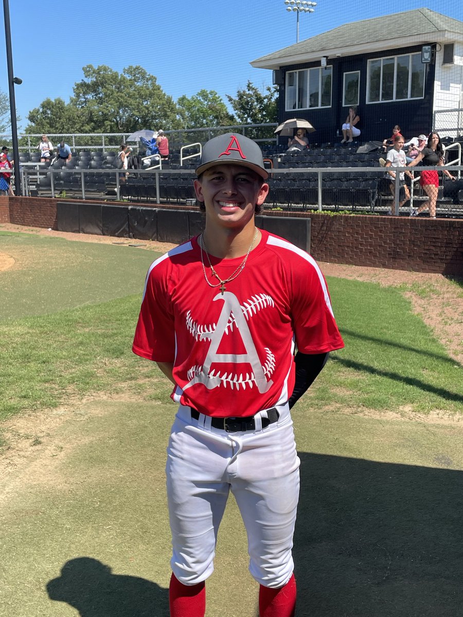 F: Arsenal Baseball 8, Natural State Baseball 7
PoG: Landon Faucett 3.1 IP, 3K, 2H
Hitter: Ethan Darden 1-2, 2 RBI, BB