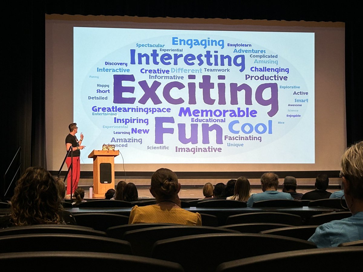 MrDanHeaver's tweet photo. @MrsNHeaver sharing her incredible @zSpace stories at #Zconedu2024 https://t.co/q2DNT4mzmU