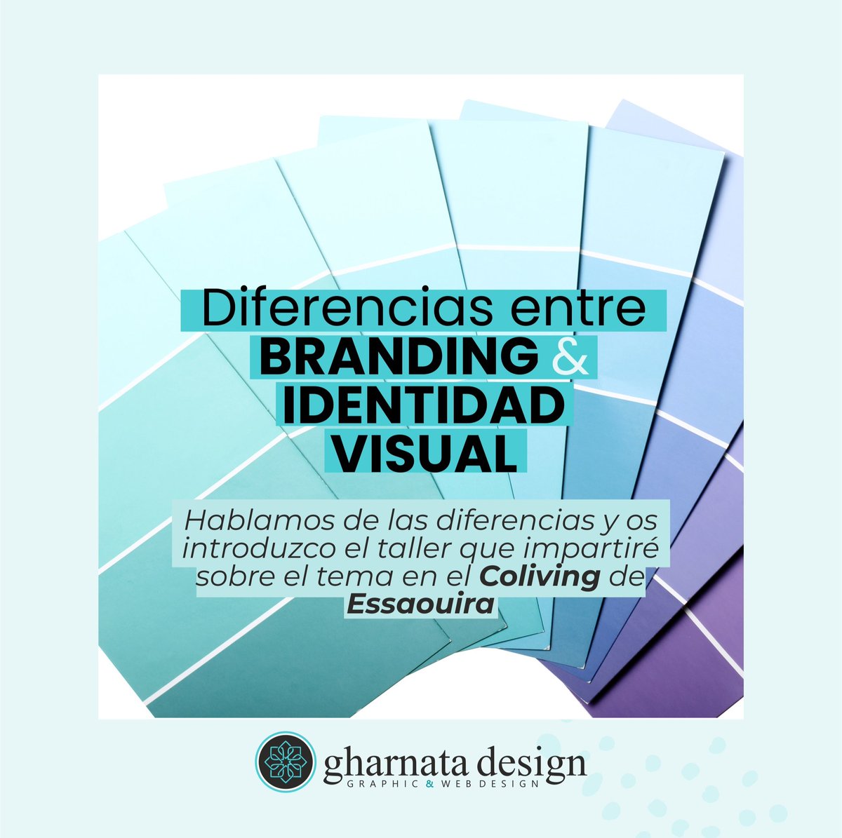 gharnata_design's tweet photo. Visita mi último reel en IG donde brevemente hablo de las diferencias entre #Branding &amp; #IdentidadVisual e introducto el taller que impartiré en #Essaouira #Marruecos sobre el tema en el Coliving para #emprendedores organizado por Alba de Raices y Alas 

https://t.co/2ApHRY4xm2 https://t.co/ksSWiombpG