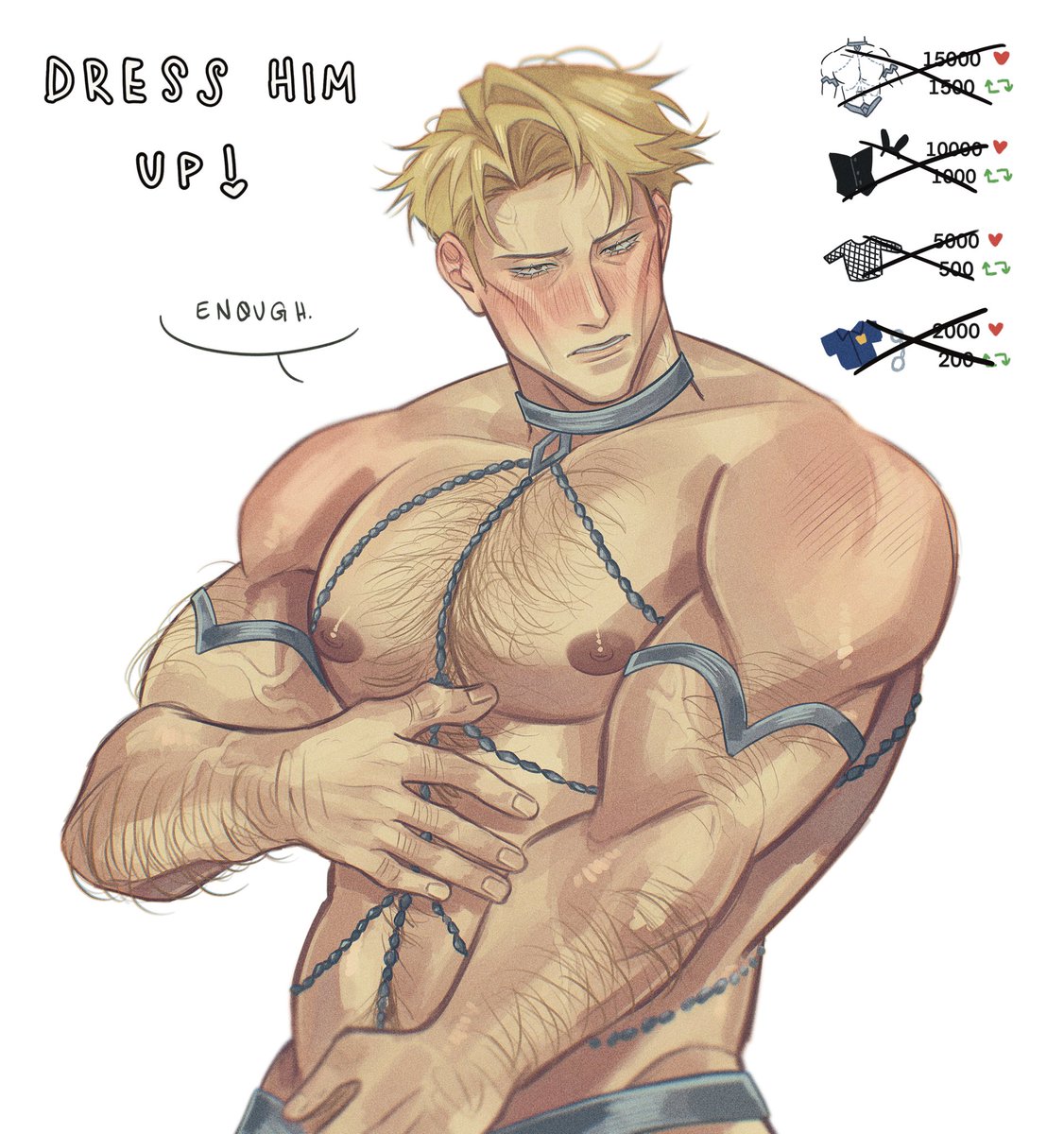 xiaoshy_otp's tweet image. *gets hate for making him hairy* i say make him hairier!!!