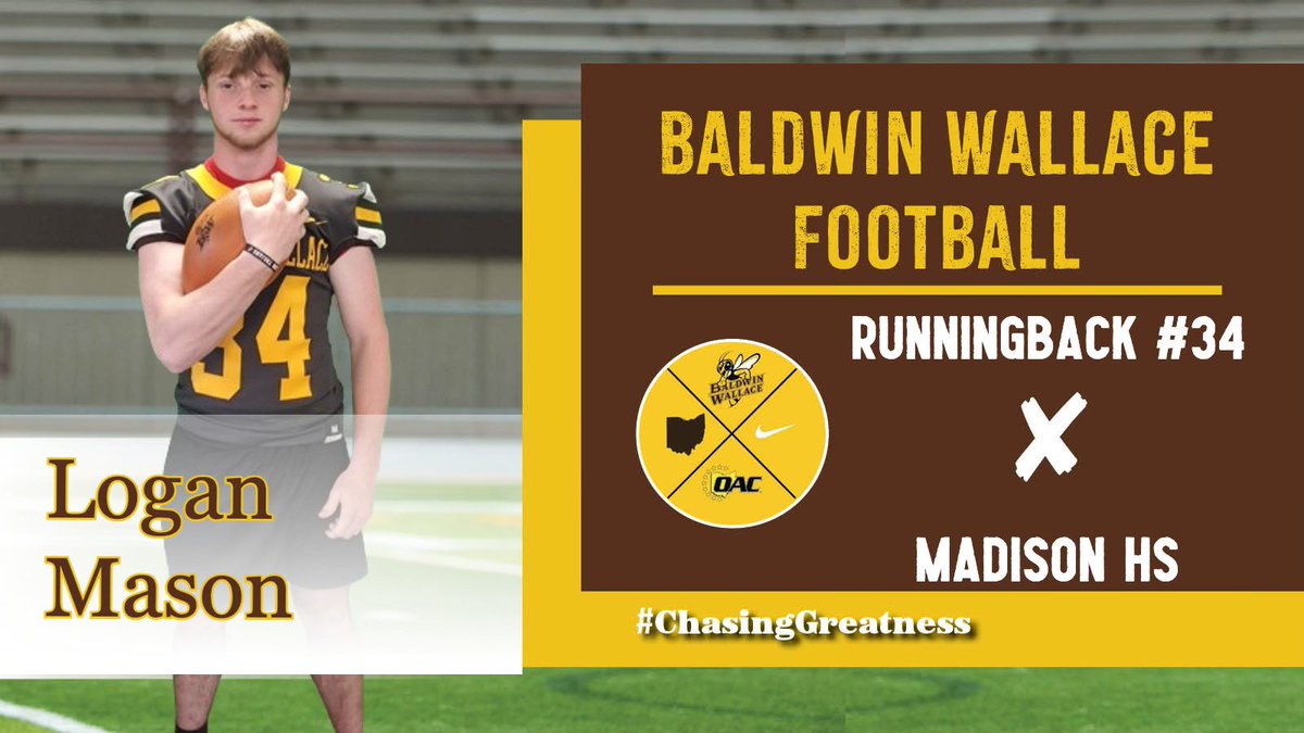 Logan Mason (@loganmason34) on Twitter photo Enjoyed my day at Baldwin Wallace thank you so much for having me come up <a href="/CoachHilvert/">Jim Hilvert</a> #goyellowjackets Enjoyed my day at Baldwin Wallace thank you so much for having me come up <a href="/CoachHilvert/">Jim Hilvert</a> #goyellowjackets
