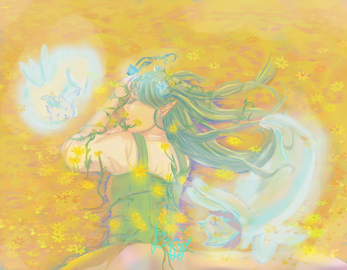 comfy_lizzie's tweet photo. 🌱Sleeping 🌼
Heyo 🫶
This piece has to many feelings, too many thoughts or to just find some peace… or to just find a crying peace?
#illustration #sleepingart #comfysadart https://t.co/xWGsPLxVSx
