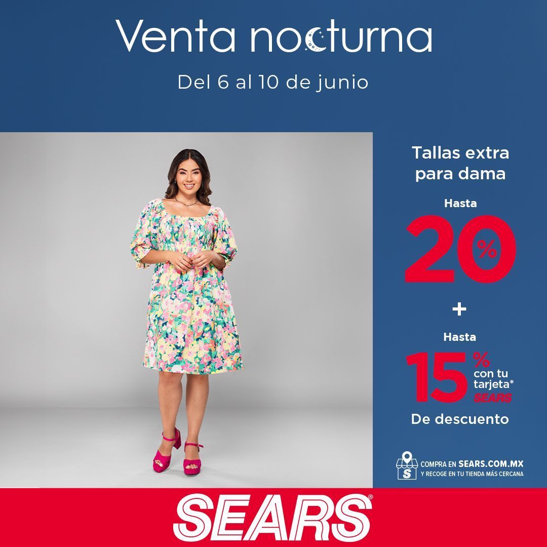 Sears tallas extras sale