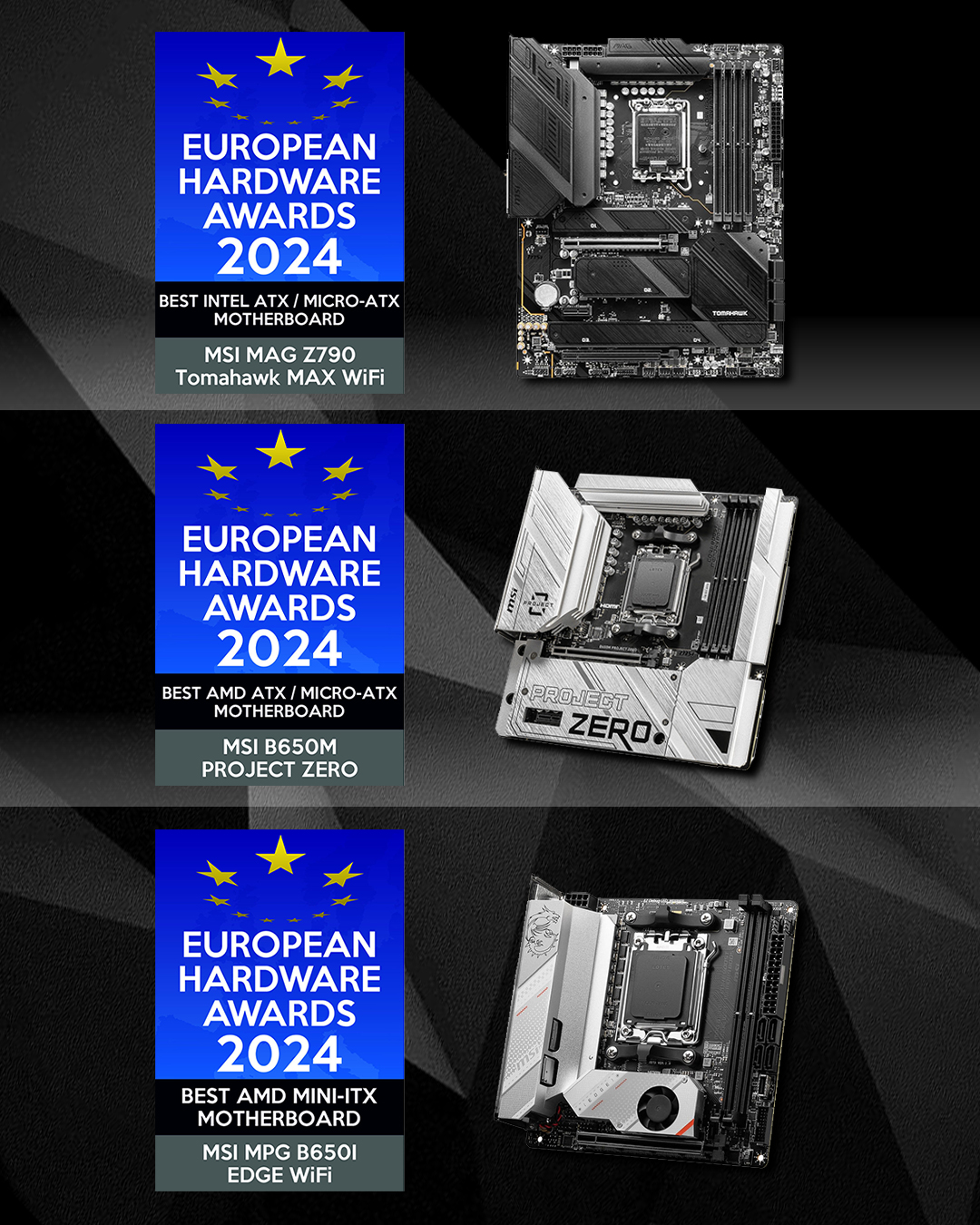 MSI Gaming on X: “MSI dominates the European Hardware Awards 2024 