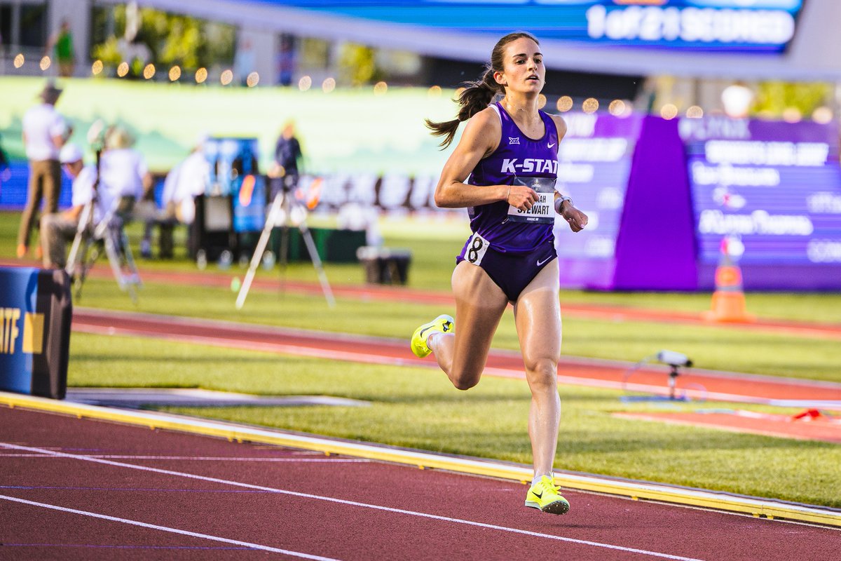 Senior Hannah Stewart runs her fastest time in her last race as a Wildcat 💜

🏁 Women’s 3,000m Steeplechase Semi
17. Hannah Stewart, 10:06.01 (PR)

#KStateTF x <a href="/NCAATrackField/">NCAA Track & Field</a>