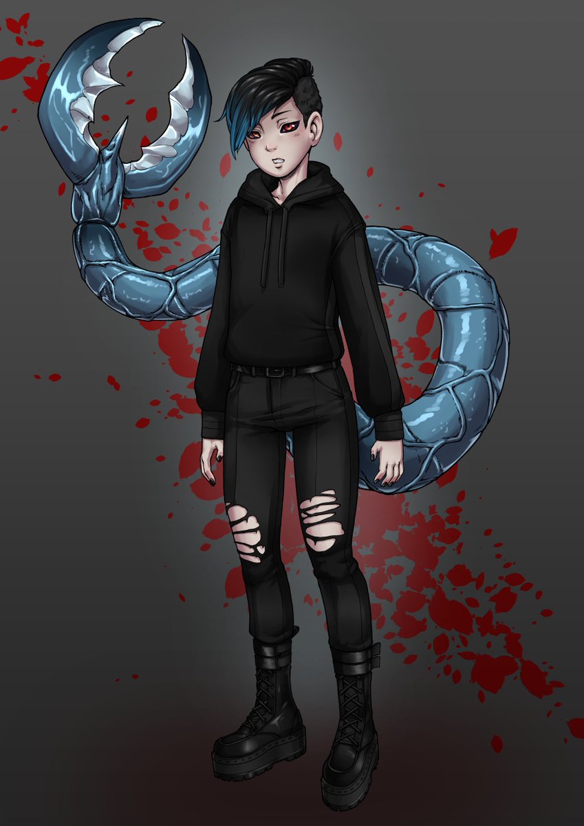 Just_yb_'s tweet photo. @lichelets You think Ghouls are any spooky? I think she could be spookier with enough cannibalism- https://t.co/11sXpbRoR4
