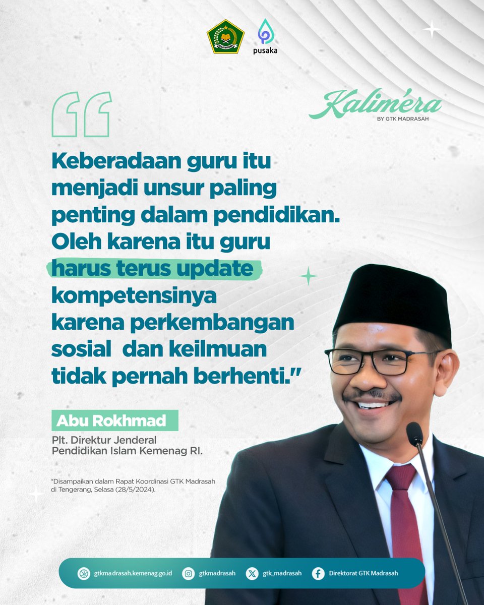 pm11umam's tweet photo. Mari bergerak bersama muliakan para guru. Mereka ahli ilmu yang membuat kita bisa seperti ini. https://t.co/CZOn9GJBMH