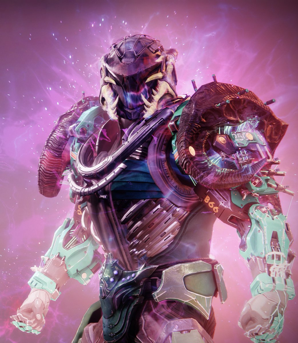 ReY_TRIMMARK's tweet image. とても光の戦士には見えないうちのタイタン🦴
#ReY_coordinate  #ThreadsOfLight #Destiny2