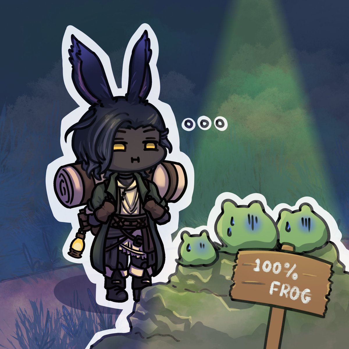 AlkyaForest's tweet photo. 🐰🐸🤔
#FFXIV #FFXIVART #Erenville https://t.co/dIl2bZT92K